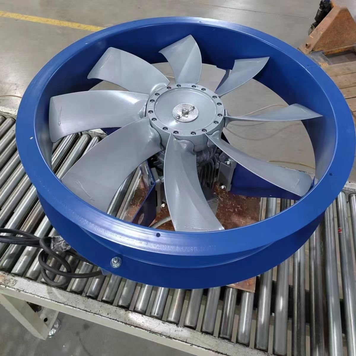 Gkt Series 180 Degree Centigrade Right Angle Aluminum Blades Industrial Axial Blower Fans for Drying Rooms
